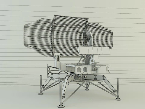 AN-TPS-43 radar system 3D Model