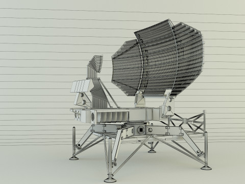 AN-TPS-43 radar system Modelo 3D