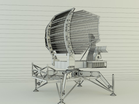 AN-TPS-43 radar system Modelo 3D