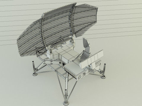 AN-TPS-43 radar system Modelo 3D