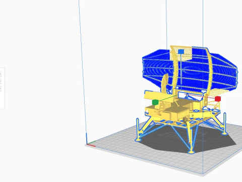 AN-TPS-43 radar system 3D Model