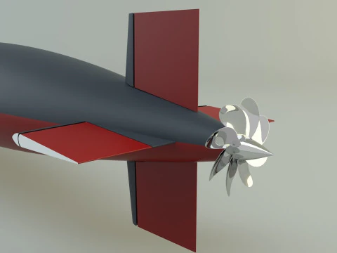 Andrew Jackson SSBN 619 military submarine model 3D Model