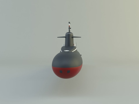 Andrew Jackson SSBN 619 military submarine model 3D 모델