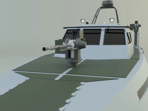 Barca d'assalto 3d Modello 3D