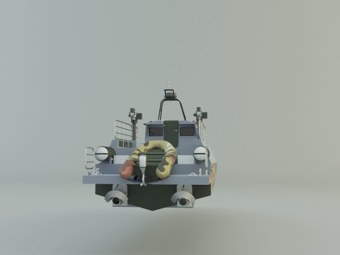 Assault boat 3d 3D Model