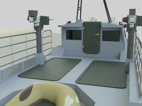 Barca d'assalto 3d Modello 3D