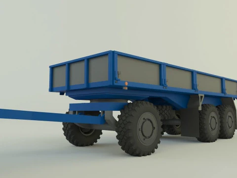 Assy hemtt A4 trailer 3D Model