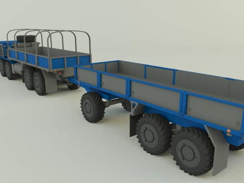 Assy hemtt A4 trailer Model 3D