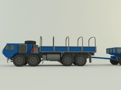 Assy hemtt A4 trailer Model 3D
