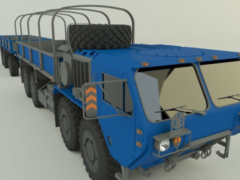 Assy hemtt A4 trailer Model 3D