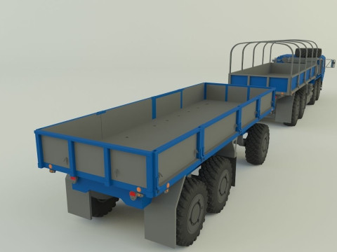 Assy hemtt A4 trailer Model 3D