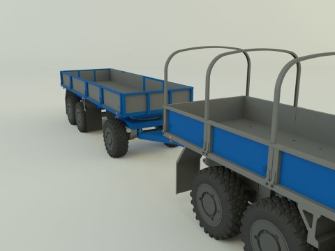 Assy hemtt A4 trailer Model 3D