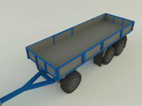 Assy hemtt A4 trailer 3D Model