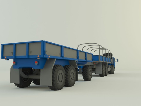 Assy hemtt A4 trailer Model 3D