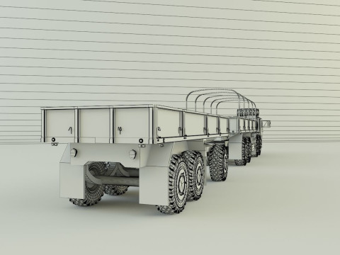 Assy hemtt A4 trailer Model 3D