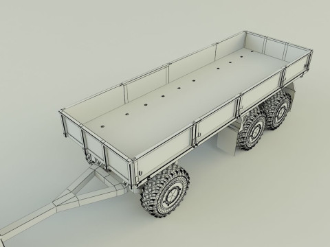Assy hemtt A4 trailer Model 3D