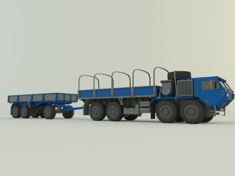 Assy hemtt A4 trailer Model 3D