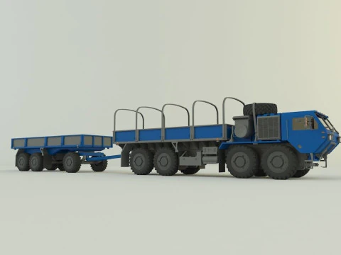 Assy hemtt A4 trailer 3D Model