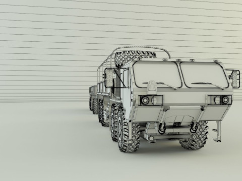Assy hemtt A4 trailer Model 3D