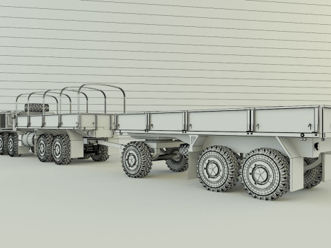 Assy hemtt A4 trailer Model 3D