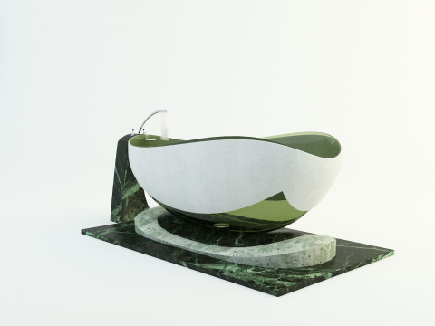Bathroom design bathtub 3D 模型