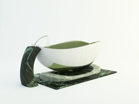 Bathroom design bathtub Modèle 3D
