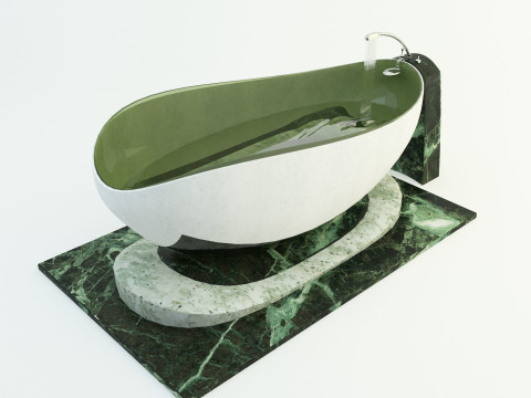 Bathroom design bathtub Modèle 3D