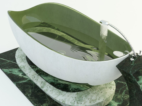 Bathroom design bathtub Modèle 3D