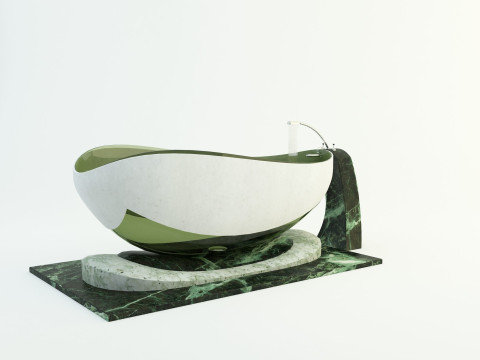 Bathroom design bathtub Modèle 3D