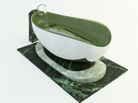 Bathroom design bathtub Modèle 3D