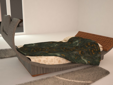 Bedroom 3d max design 3D Model