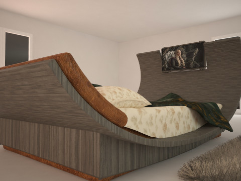 Bedroom 3d max design 3D Model