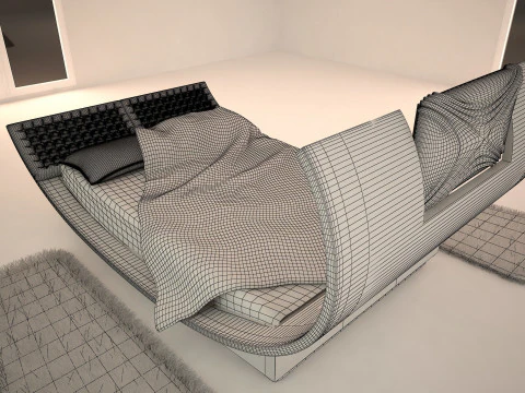 Bedroom 3d max design 3D Model