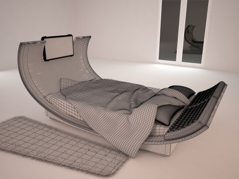 Bedroom 3d max design 3D Model