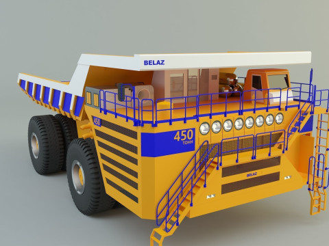 Belaz 75710 Dump Truck model Modèle 3D
