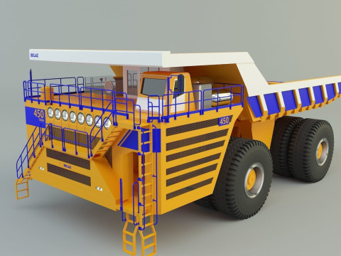 Belaz 75710 Dump Truck model 3D Модель