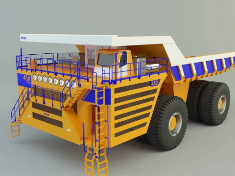 Belaz 75710 Dump Truck model 3D Model