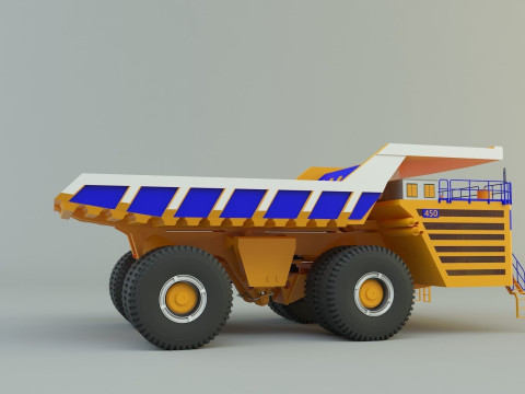 Belaz 75710 Dump Truck model 3D Модель