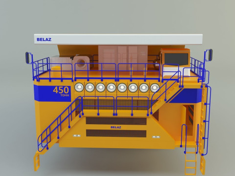 Belaz 75710 Dump Truck model 3D Модель