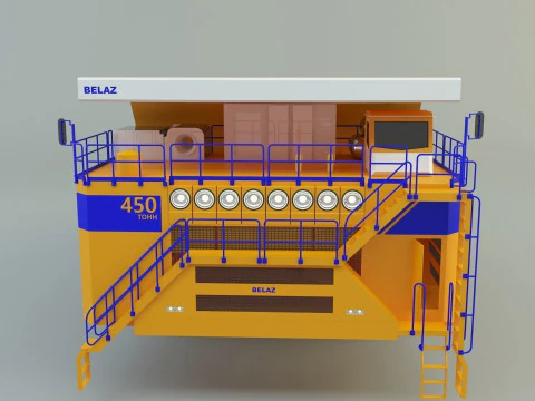 Belaz 75710 Dump Truck model 3D Model