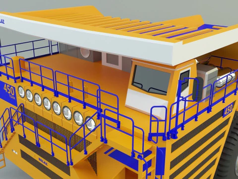 Belaz 75710 Dump Truck model 3D Model