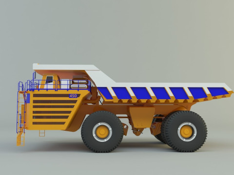 Belaz 75710 Dump Truck model 3D Модель