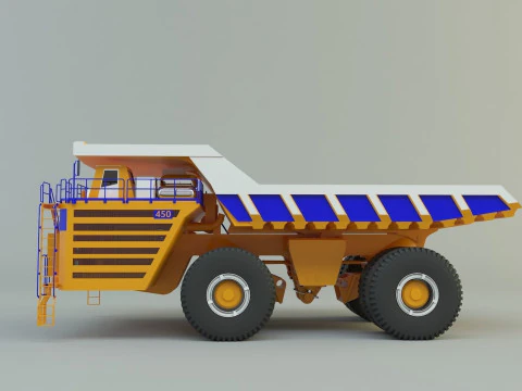Belaz 75710 Dump Truck model 3D Model