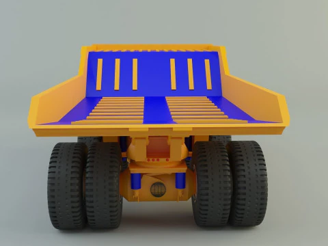 Belaz 75710 Dump Truck model 3D Model
