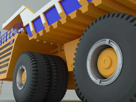 Belaz 75710 Dump Truck model 3D Model