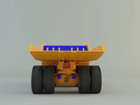 Belaz 75710 Dump Truck model 3D Model