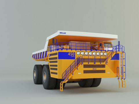 Belaz 75710 Dump Truck model 3D Модель