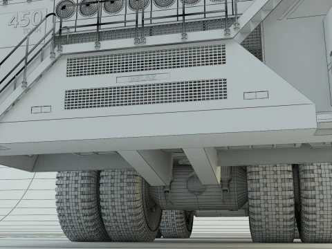 Belaz 75710 Dump Truck model 3D Model