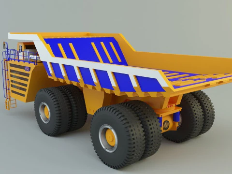 Belaz 75710 Dump Truck model 3D Model