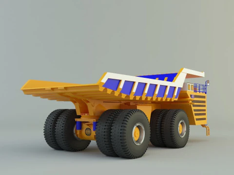 Belaz 75710 Dump Truck model 3D Model